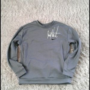 Nike Women's Gray Sweatshirt